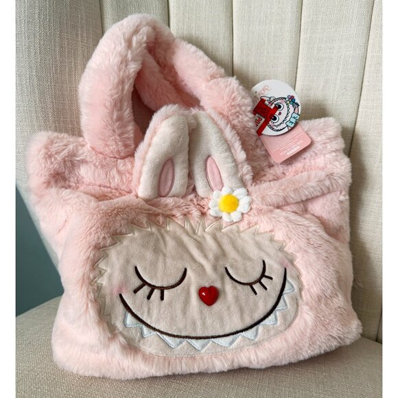POP MART Handbags - NWT Pop Land MOKOKO plush bag SCENTED reversible PINK Labubu purse NEW Pop mart